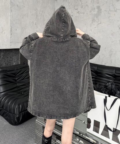 Denim Hoodie Jacket